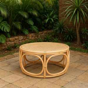 Sự lựa chọn tốt nhất Việt nam thiết kế hiện đại văn phòng phòng khách Patio vườn bên bảng mây mía Bàn cà phê Kính hàng đầu cho khách sạn - Product Image 2
