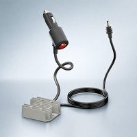 Câble d'alimentation blindé en cuivre pur robuste de 5 m pour camping-car/camping-carnette, adaptateur élévateur de tension 12V/24V vers 30V avec charge rapide 3,5A pour utilisation en camping-car/camping-carnette