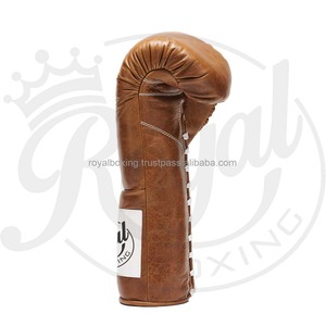 Gants de boxe élégants en cuir pour entraînement intensif, sparring, combat, kickboxing, sac de frappe, Muay Thai, MMA - Product Image 3