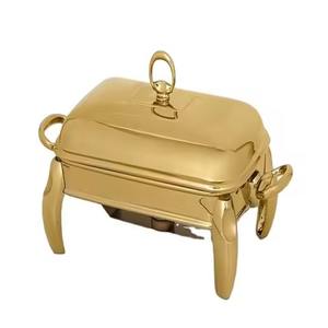 Réchaud à buffet en métal, chauffe-plats en acier inoxydable pour service de traiteur - Product Image 1