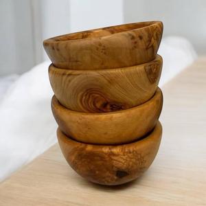 Ensaladera rústica de madera de mango para ensalada de hojas frescas, mezcla de frutas, alimentos saludables, comidas familiares y tiempo de picnic - Product Image 5