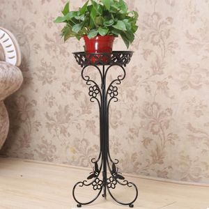 Wrought Iron Flower Stand Indoor Outdoor Plant <b>Pot</b> <b>Holder</b> Decorative Metal Floral Planter Riser for Home Patio Garden Decor - Product Image 6