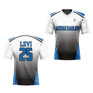 Maillot de football personnalisé nom de l'équipe numéro chemise de sport personnaliser Football Logo maillots pour hommes femmes jeunes - Product Image 3