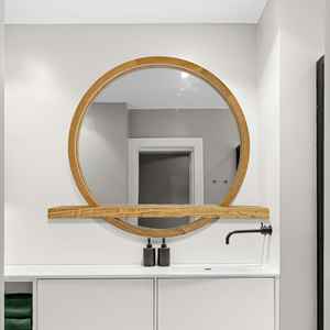 Miroir décoratif de style loft: Art mural en métal noir mat (60x60 cm) - Product Image 5