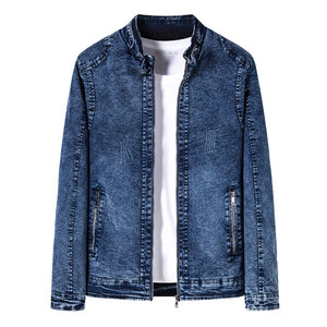 Nouveauté Veste en jean classique pour homme Col rabattu personnalisé Manches longues Respirant Léger Veste en jean pour homme à la vente - Product Image 2
