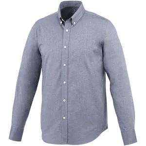 Camicia Oxford Classica da Uomo Vaillant a Maniche Lunghe con Colletto Rovesciato, Tinta Unita, Promozionale - Product Image 4