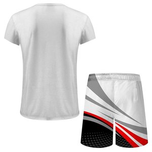 ชุดวอร์มสั้นผู้ชายชุด2ชิ้นชุดวอร์มแฟชั่นฤดูร้อนเสื้อแขนสั้นและกางเกงขาสั้นชุดวิ่งจ๊อกกิ้งมีกระเป๋า - Product Image 5