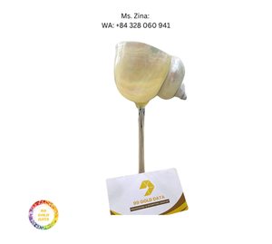 Verre à vin réutilisable en coquillage, verres à vin en coquillage et à cocktail, verres à pied pour les fêtes fabriquées au Vietnam - Product Image 1