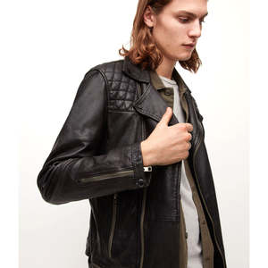 Chaqueta de Cuero de Oveja para Hombre 2026, el Mejor Diseño, Transpirable, Cuello Alto, Delgada, Invierno, Precio Económico al por Mayor - Product Image 6