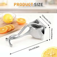 Extracteur de jus de fruits frais, presse-agrumes manuel amélioré, presse-citron manuel avec poignée ergonomique, facile à nettoyer