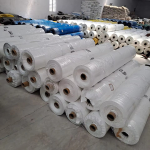 Rouleaux de tissu de bâche en polyéthylène lourd fabriqués en Inde 200gsm imperméables résistants à la déchirure tissés stabilisés aux UV de longue durée - Product Image 3
