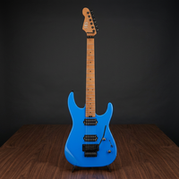 Guitare électrique à corps plein en aulne, manche en érable flammé torréfié, frettes jumbo en acier inoxydable, tremolo Floyd Rose, micros conçus aux États-Unis