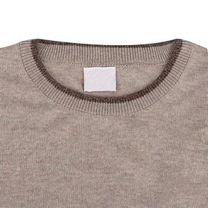 เสื้อสเวตเตอร์ผู้ชายสีพื้นเสื้อสเวตเตอร์ไม่มีลายทันสมัย - Product Image 4