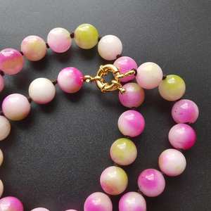 Collier ras du cou en cristal de perles Sodalite 8mm fait main bijoux artisanaux en pierre Sodalite naturelle - Product Image 4