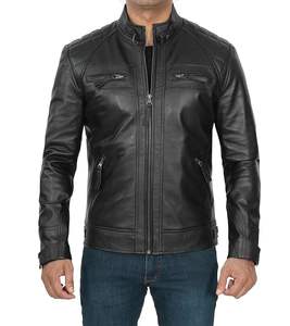 Best Selling <b>Men's</b> Cow Leather <b>Jacket</b> High Quality Long Sleeves Style - Product Image 1