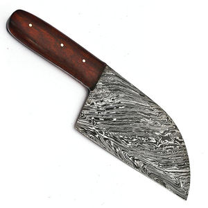 Ensemble de couteaux de cuisine en carbone fait à la main en acier damas personnalisé de haute qualité Chef couteau à couper les légumes astucieux manche en bois de rose - Product Image 2