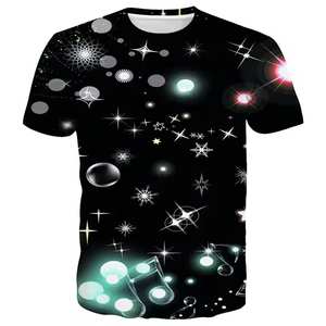 เสื้อยืดสตรีทประดับเพชรสำหรับผู้ชายเสื้อยืดพลอยเทียมแขนสั้นสำหรับฤดูร้อน - Product Image 2