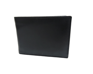 Portefeuille en cuir noir véritable pour homme avec poche à monnaie et porte-carte d'accès Produit personnalisé de qualité supérieure - Product Image 5