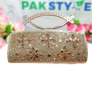 กระเป๋าคลัทช์ Desgin สำหรับเจ้าสาว,กระเป๋าถือสำหรับผู้หญิงกระเป๋าราตรีหรูสีทองสินค้าใหม่ปี2023 - Product Image 5