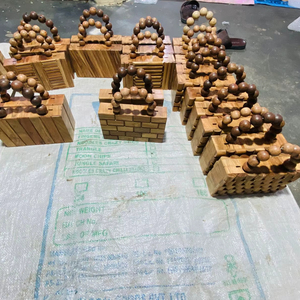 Bandejas Ecológicas de Madera Maciza de Alta Calidad con Forma Personalizada, Técnica Pulida, Hechas a Mano en India para Bodas y Fiestas - Product Image 1