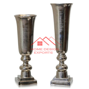 Florero decorativo, venta al por mayor, cubiertos para el hogar, jarrón de almacenamiento de flores de aluminio y Metal, jarrón de boda de calidad de lujo - Product Image 6