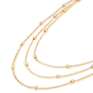 สร้อยคอแฟชั่นชั้นใหม่พร้อมจี้สีทองอุปกรณ์ที่หรูหราและมีสไตล์ - Product Image 4