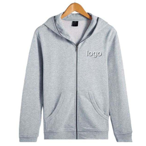 Factory Custom Men's Zip up <b>Hoodie</b> Fashion Full Zip up Men Workout Sport Hoodies Wholesale Casual Men's Plain Zip up Hoodies - Product Image 1