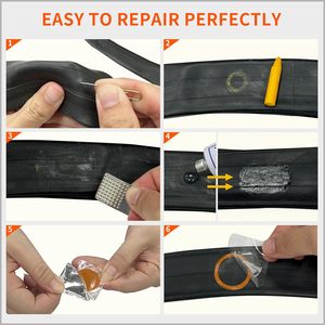 Patch de réparation de pneu à tube ovale en caoutchouc naturel P1106 34x52mm P1106 Meilleur kit de réparation de tube - Product Image 6