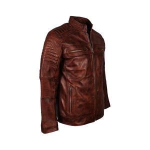 Chaqueta de cuero con estilo para hombre, Chaquetas deportivas para motocicleta al aire libre para hombre en todas las tallas - Product Image 2