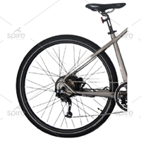 Vélo Électrique de Montagne 21 Vitesses, Cadre en Aluminium, Moteur Central, Batterie Lithium Intégrée 10.4Ah 36V 250W, Frein à Disque Électronique, Capteur