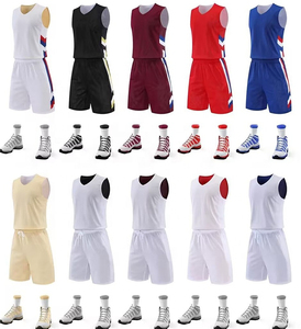 Uniformes de Baloncesto Personalizables de Manga Corta de Poliéster/Algodón de Alta Calidad al por Mayor, Servicio OEM, Secado Rápido y Transpirable - Product Image 6