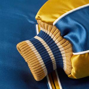 Chaqueta de satén personalizada de primera calidad, chaqueta de bombardero de béisbol bordada personalizada al por mayor, proveedor OEM ODM de fábrica - Product Image 5