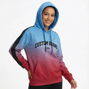 Sudaderas con Capucha de Forro Polar de Alta Calidad con Logotipo de Marca en Colores Personalizados, Sudadera Holgada y Cálida para Mujer, Precio al por Mayor OEM - Product Image 1
