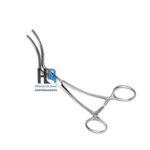 COOley คีมหนีบหลอดเลือดสแตนเลสสตีลแบบแมนนวลสำหรับเด็กชุดอุปกรณ์สำหรับผ่าตัดขนาด6.5นิ้ว - Product Image 1
