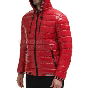 เสื้อแจ็กเก็ตแฟชั่นกันลมสำหรับผู้ชายเสื้อแจ็คเก็ตขนเป็ดสำหรับฤดูหนาวสีพื้นเสื้อ2025ลำลองสไตล์สตรีทแวร์สำหรับผู้ชาย - Product Image 5