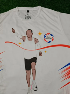 تي شيرت غير رسمي مخصص للنساء من القطن العضوي ، تصميم فارغ للوزن مع نمط مطبوع من مادة البوليستر/القطن - Product Image 3