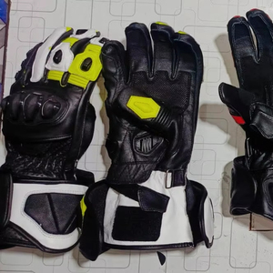 High Quality Genuine Sheepskin Leather Custom Logo Full-<b>Finger</b> Racing <b>Gloves</b> Four Seasons Outdoor Motorbike Riding Durable - Product Image 1