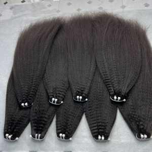 Cabello Humano Virgen 100% de Calidad Superior, con Cutícula Alineada, Rizado Euroasiático Vietnamita, 3 Paquetes para Cierre, Venta al Por Mayor - Product Image 4