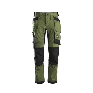 Nueva llegada de seguridad de carga pantalones ligeros de algodón de poliéster Multi bolsillos de alta visibilidad Hi Viz ropa de trabajo de los hombres pantalones OEM - Product Image 1