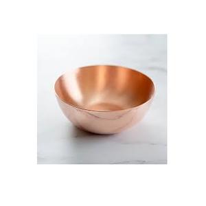 ชามเสิร์ฟผลไม้และเครื่องครัวโลหะดีไซน์เนอร์ชามทองแดงแวววาวบริสุทธิ์สำหรับ100% - Product Image 3