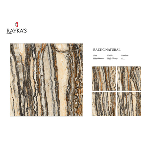 Carreaux de porcelaine en céramique émaillée de marbre de haute qualité de style moderne de 5mm d'épaisseur pour le sol intérieur dans le salon - Product Image 6