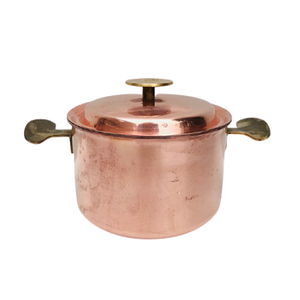 Olla de cocina de cobre de primera calidad, último diseño, forma redonda, al mejor precio en India. - Product Image 5