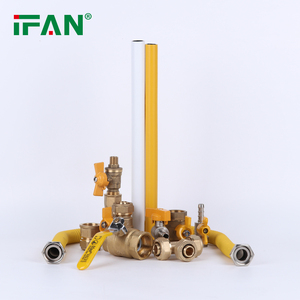 IFAN OEM Accesorios PEX Multicapa Fontaneria Raccords à pression multicouches PEX AL Raccords de presse en laiton pour tuyau de gaz - Product Image 3