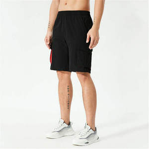 Pantalones cortos de carga de algodón 100% personalizados para hombre, pantalones cortos de pesca para correr al aire libre informales antiarrugas con varios bolsillos sólidos - Product Image 4