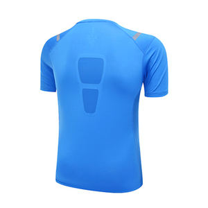 Vente chaude 100% coton hommes t-shirt haute rue coupe ample 100 Polyester à manches courtes 200 grammes brodé impression avant formel - Product Image 2