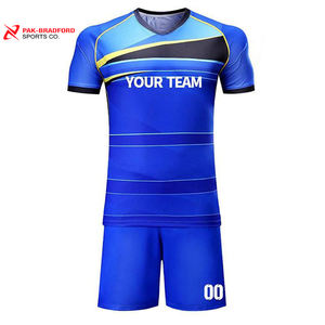 Vêtements d'équipe personnalisés en polyester 100% avec logo, fournisseur d'uniformes de football au Pakistan/nouvelle arrivée, meilleure vente d'uniformes de football - Product Image 2