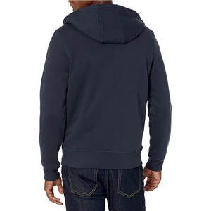 Sudadera con Capucha para Hombre 100% Algodón al por Mayor con Cierre y Logotipo Personalizado, Estampado Sólido, Técnicas de Teñido Anudado y Teñido Liso - Product Image 2