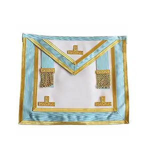 Centennial Canadian Master Mason Apron Golden Fringe Past Masters apron Masonic Worshipful Master Past Master Apron