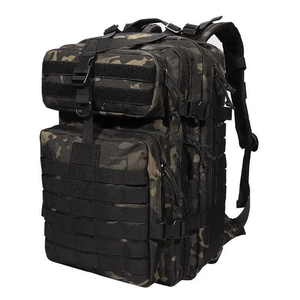 Tactical Camouflage <b>Waterproof</b> <b>Backpack</b> Outdoor Sports Assault Rucksack with USB Charging Laptop Compartment Anti-Theft 36-55L - Product Image 4
