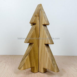 Decoración navideña de madera Decoración de escritorio Iluminación LED de Navidad Árbol de metal Árbol de Navidad interior de madera de alta calidad por FWE - Product Image 4